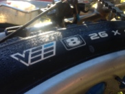 Vee Tire Co. Vee8's in the morning dew, working perfectly tubeless as well!