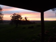 Sunset at Marschall's Hut