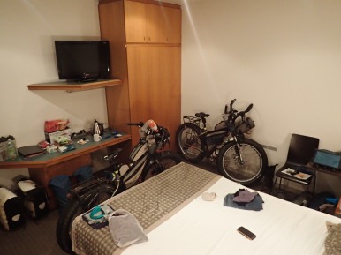Bet they've never seen two FAT bikes in a room before!